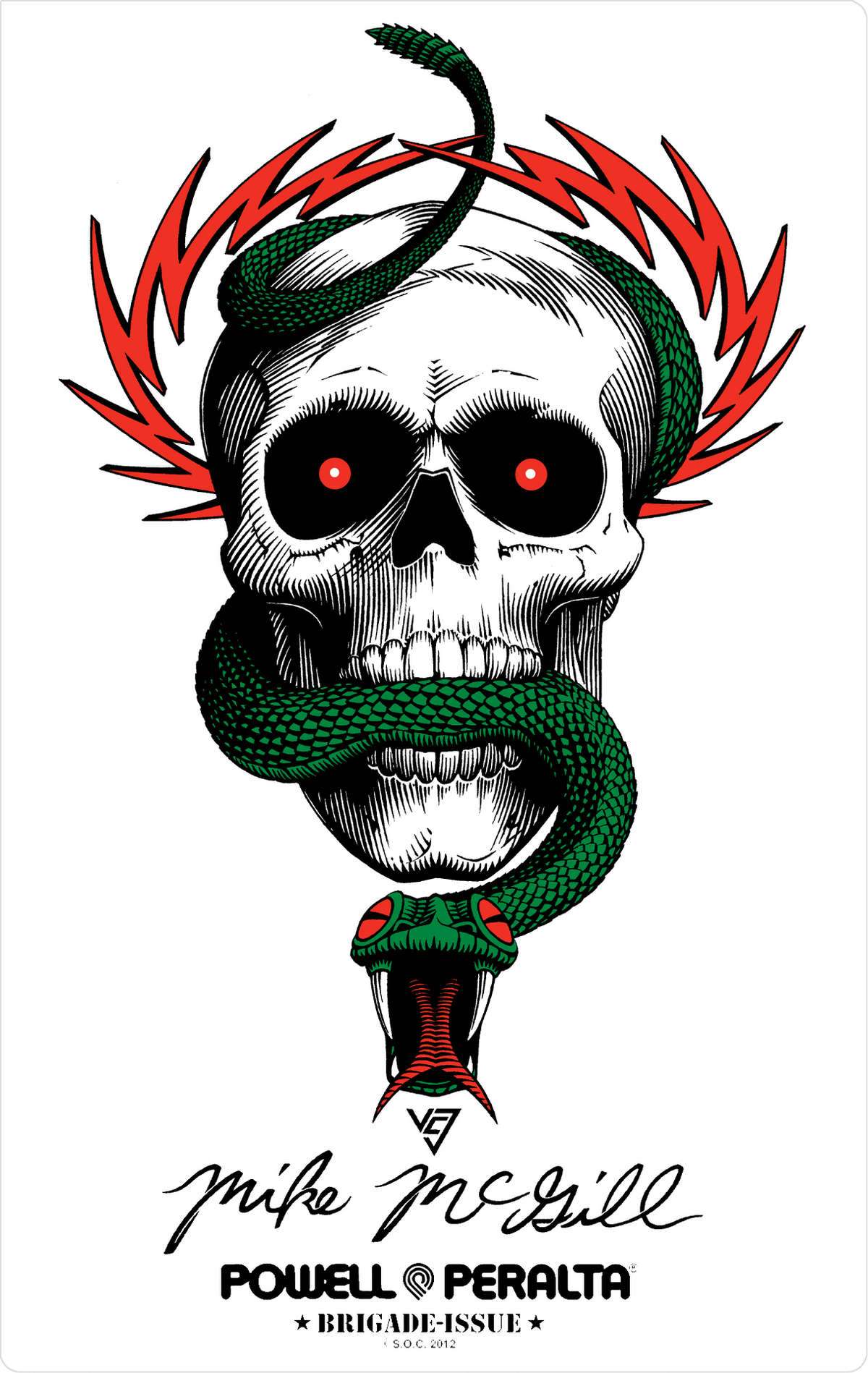 Powell Mcgill Bones Brigade Sticker