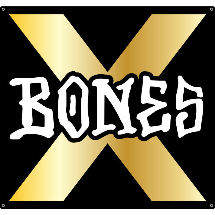 Bones Wheels X Bones Banner 36" X 34"