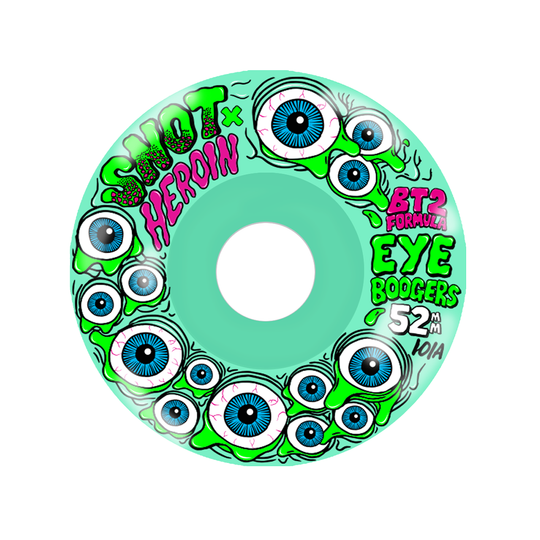 Snot X Heroin Eye Boogers Clear Green 52MM 101A (Set of 4)