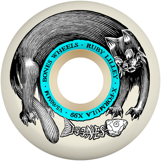 Bones X-Formula Ruby Lilley Black Cat V5 Sidecuts 60MM 99A (Set of 4)