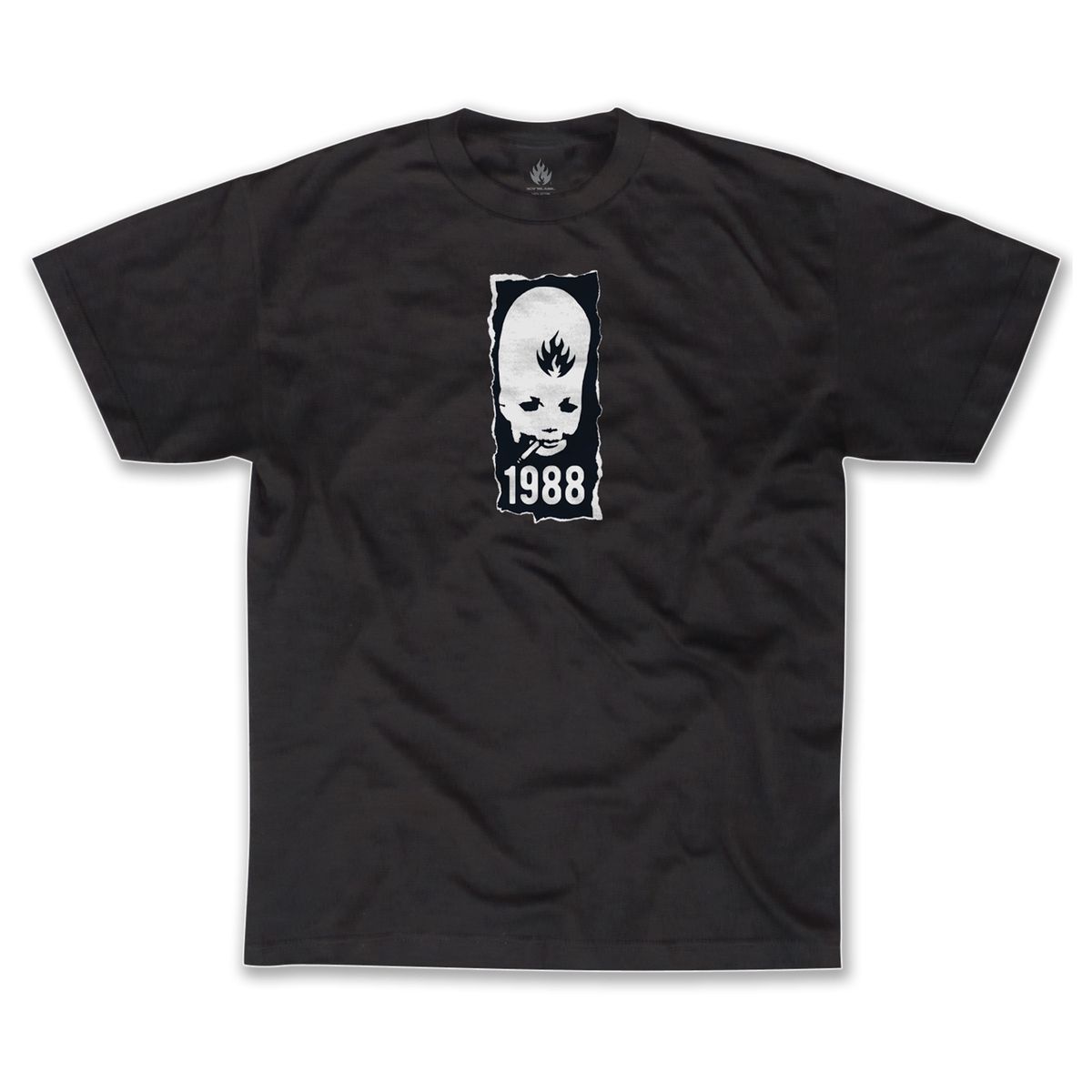 Black Label Thumbhead Torn Black Tee