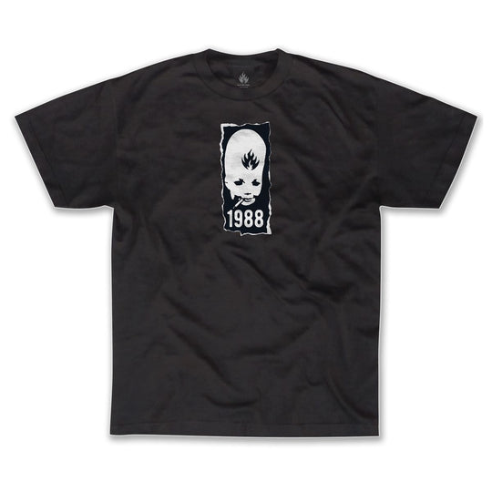 Black Label Thumbhead Torn Black Tee