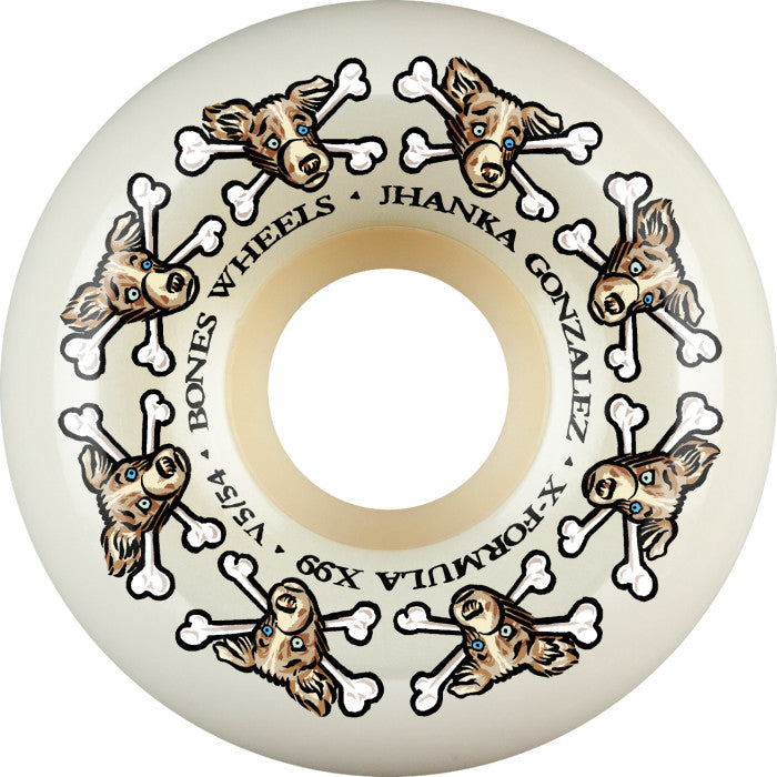 Bones X-Formula Jhanka Vato Dogs V5 Sidecuts 54MM 99A (Set of 4)