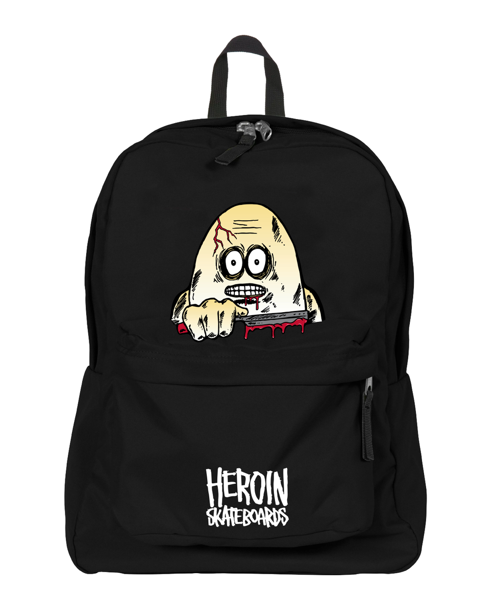Heroin Razor Egg Backpack Black