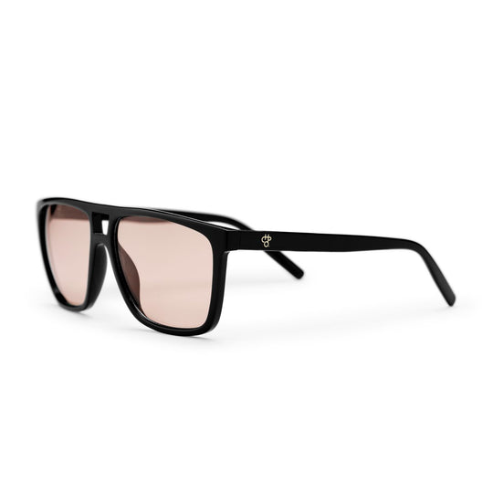 Chpo Siljian Black/Light Orange Sunglasses
