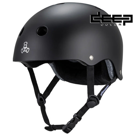 Triple 8 Helmet Certified Deep Cover Black Matte XS/S