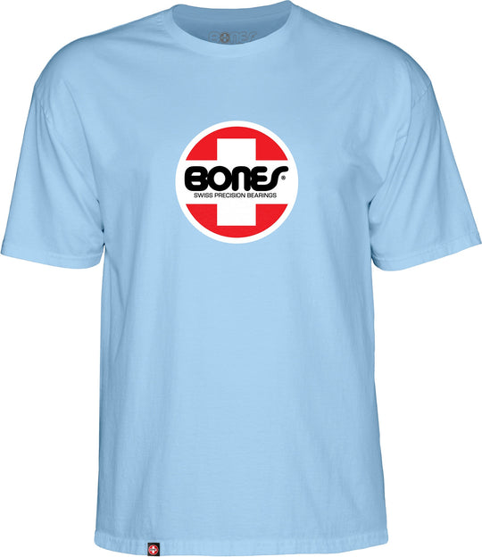 Bones OG Swiss Circle Baby Blue Tee
