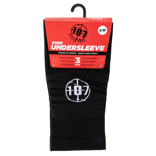 187 Killer Pads Knee Undersleeve Black