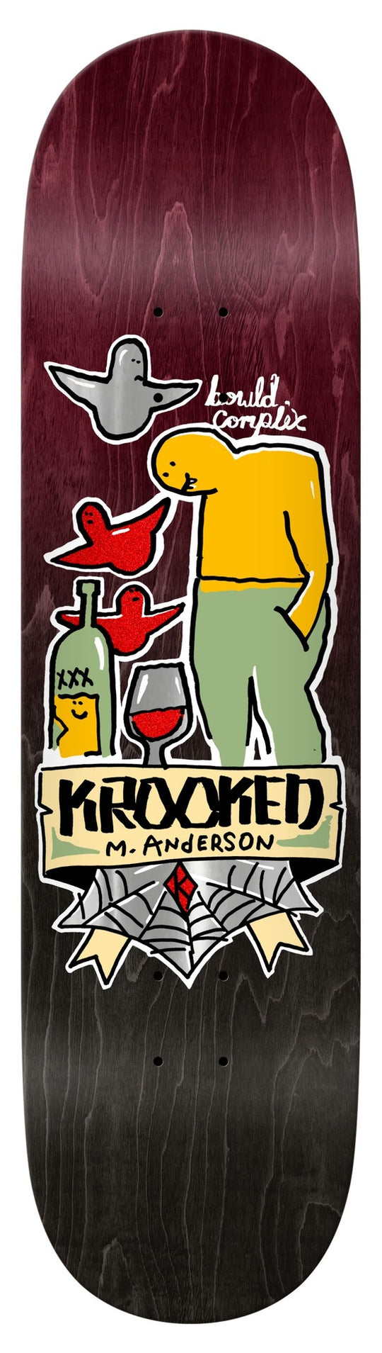 Krooked Manderson Complex Deck 8.38