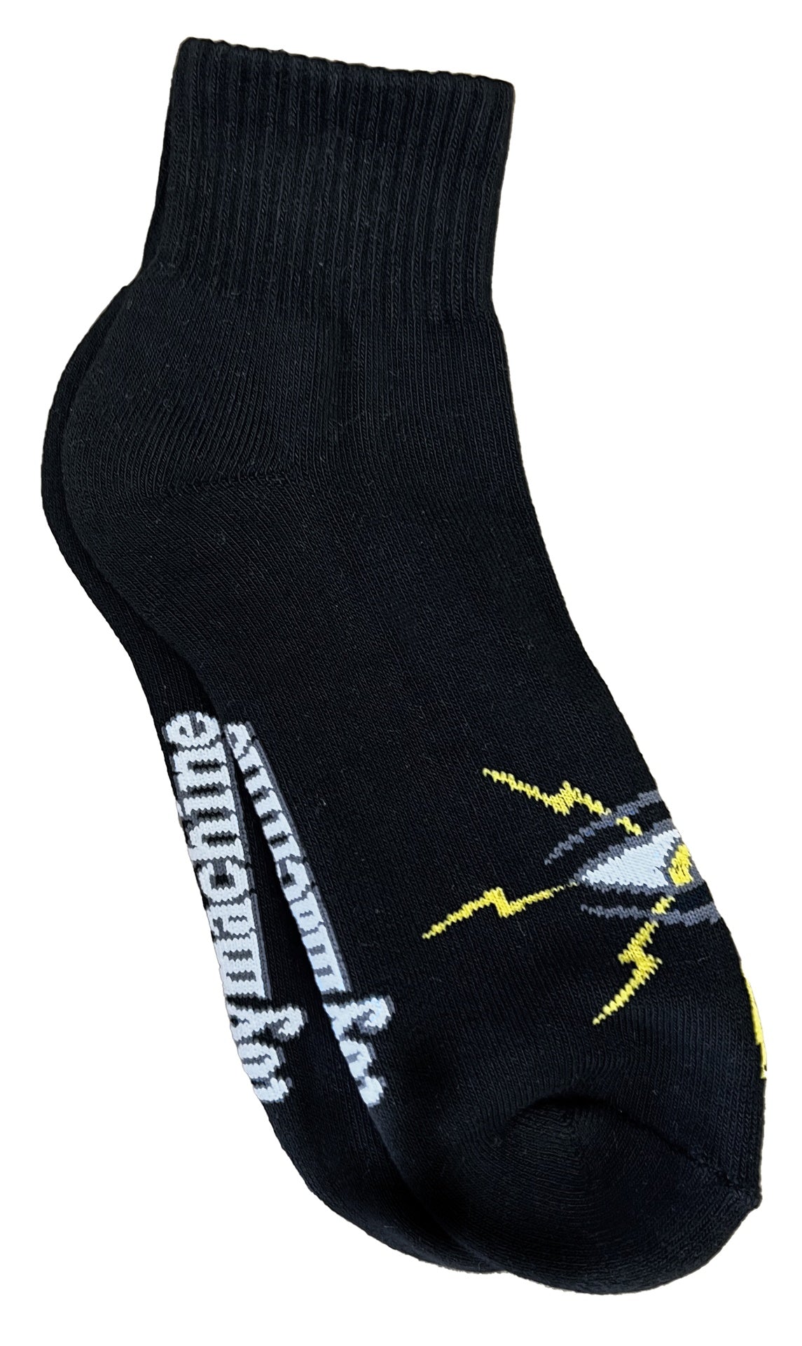 Toy Machine Lightning Eye Short Socks Black