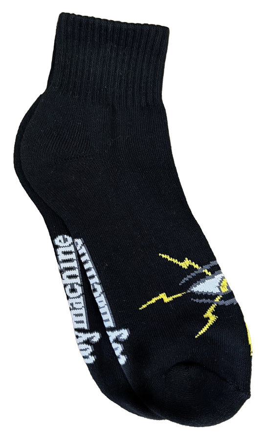 Toy Machine Lightning Eye Short Socks Black