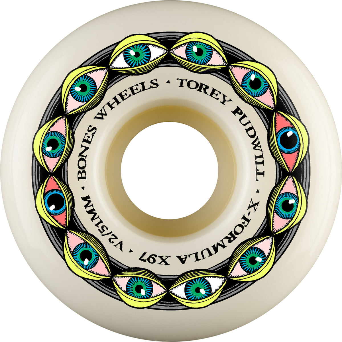 Bones X-Formula Torey Pudwill Frying Eyes V2 Locks 51MM 97A (Set of 4)