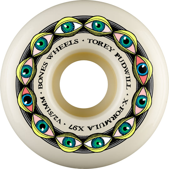 Bones X-Formula Torey Pudwill Frying Eyes V2 Locks 51MM 97A (Set of 4)