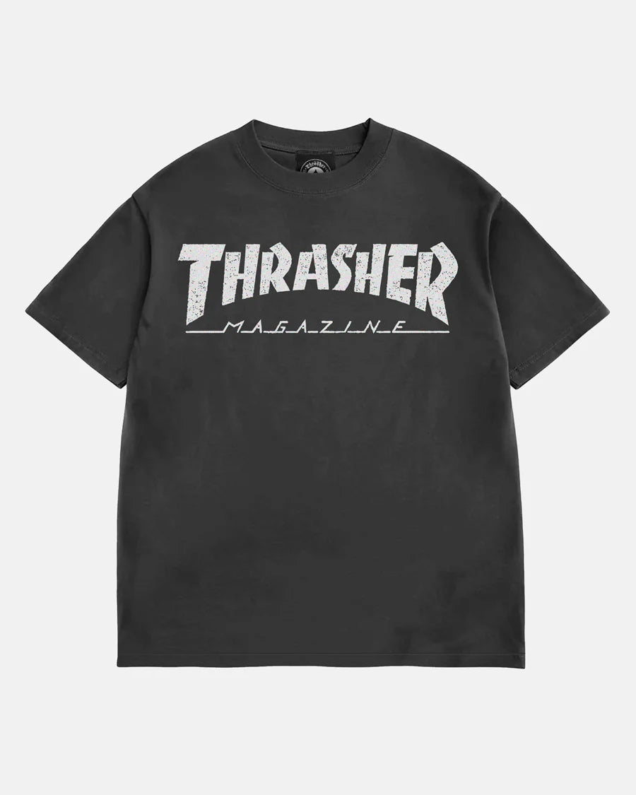 Thrasher Mag Logo Vintage Black Tee