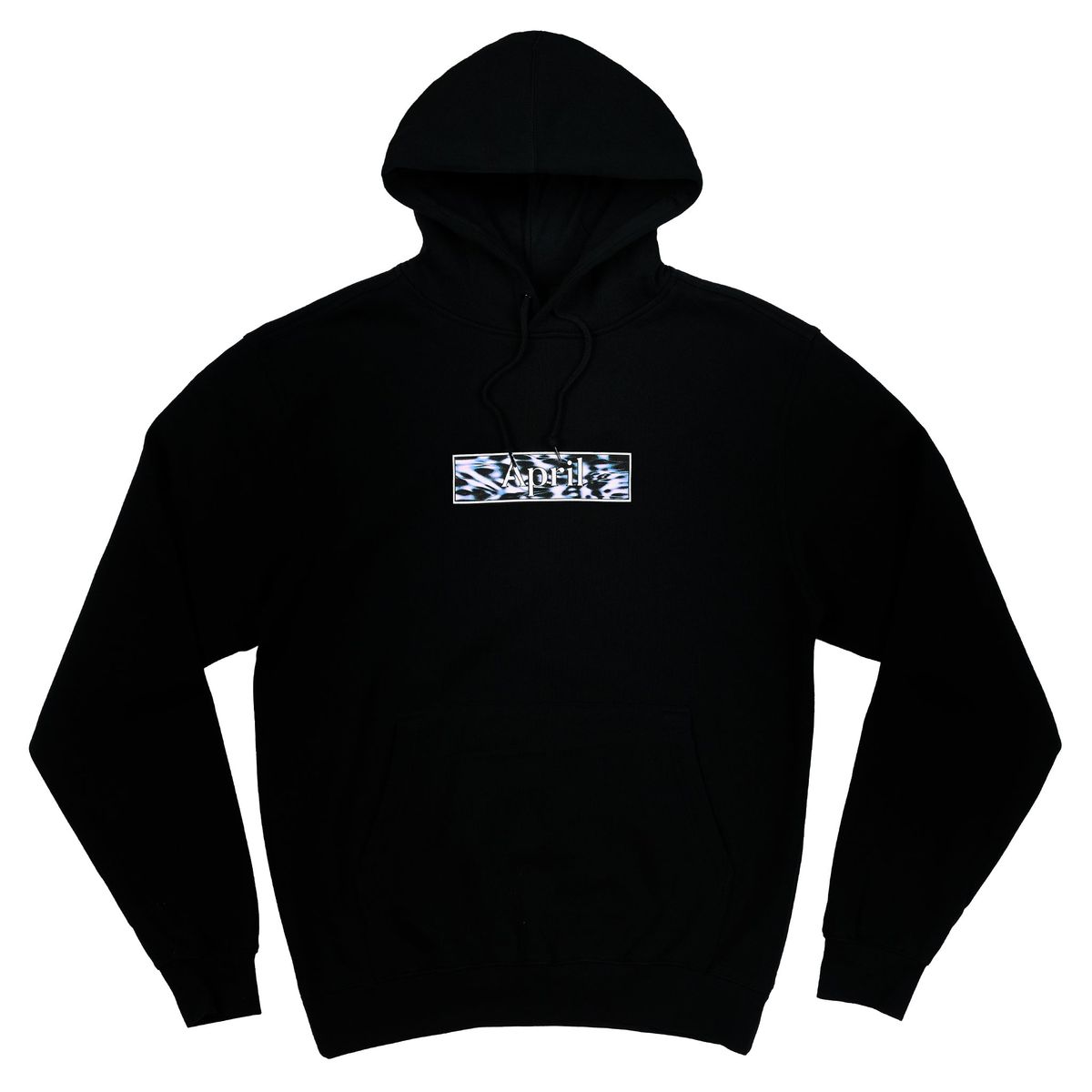 April Liquid Black Hoodie