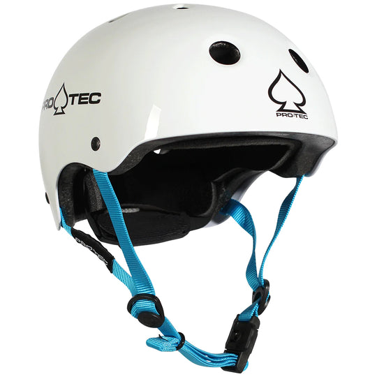 Pro Tec Junior Classic Fit Certified Gloss White Youth