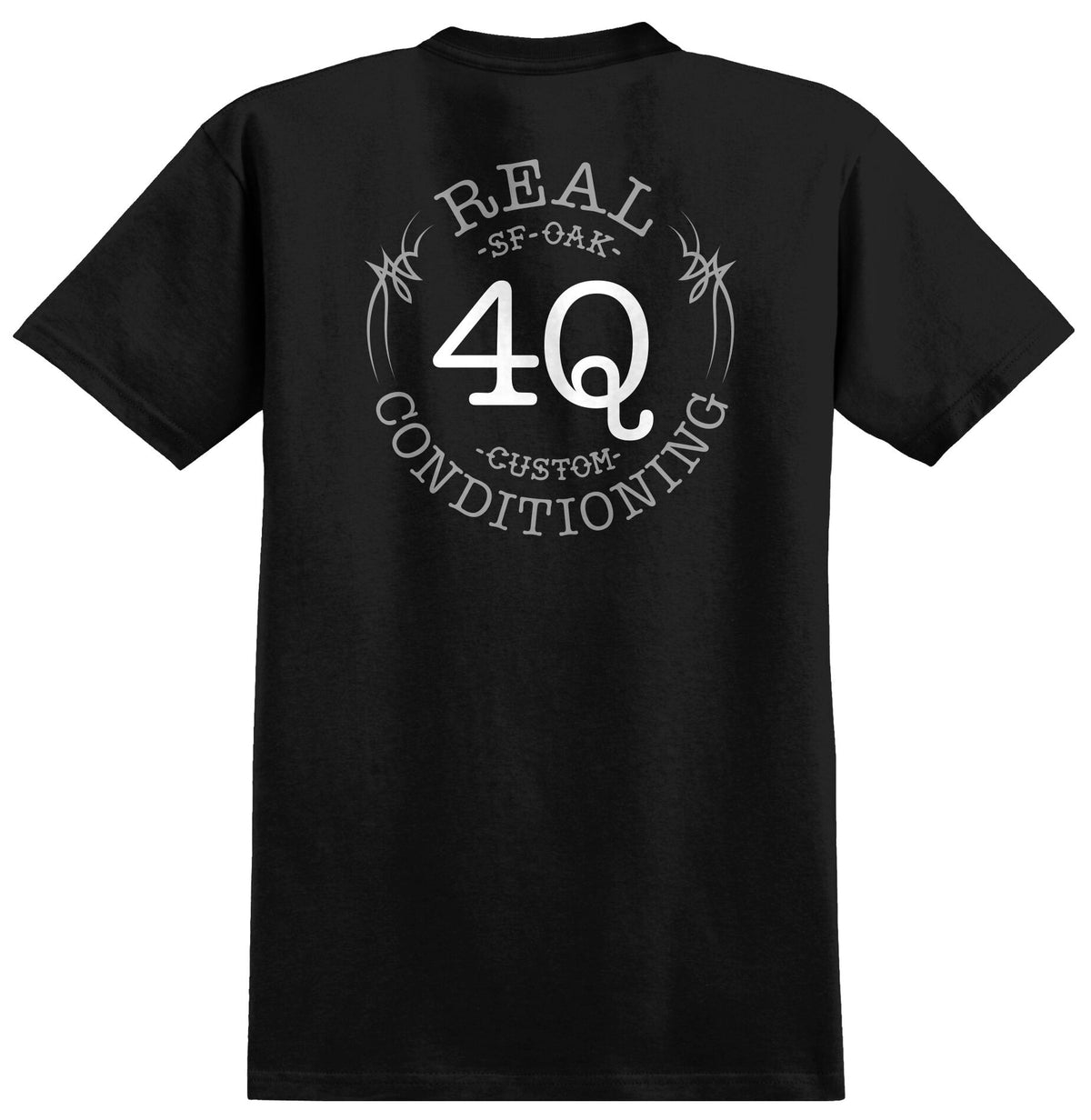 Real X 4Q Black Tee