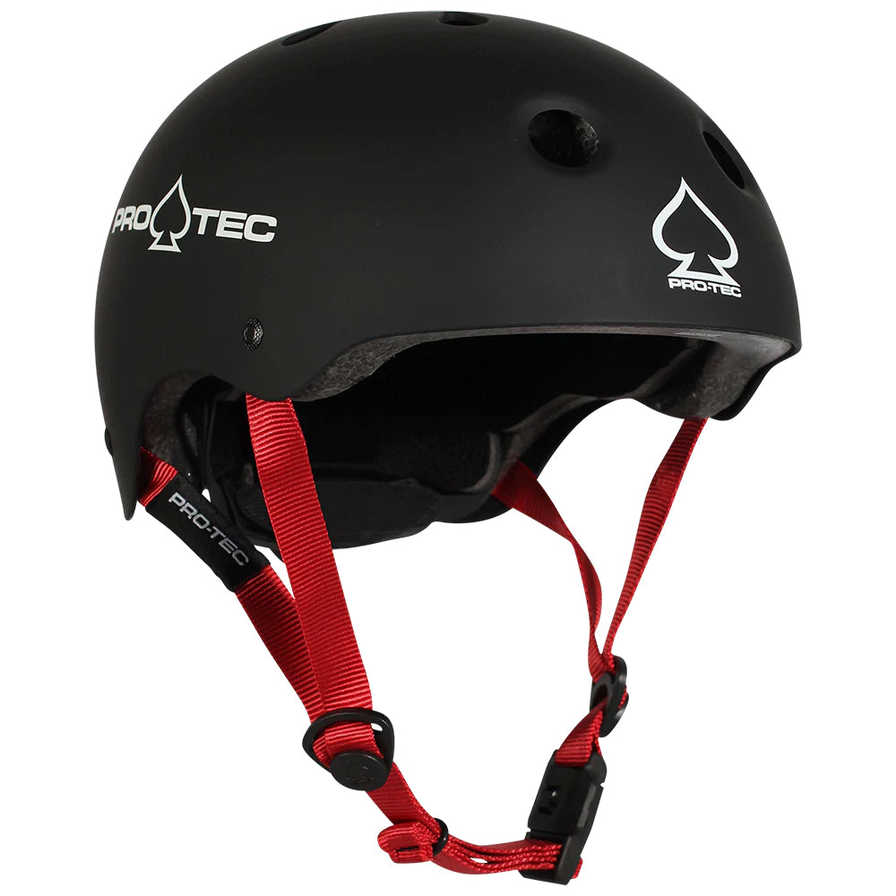 Pro Tec Junior Classic Fit Certified Matte Black Youth