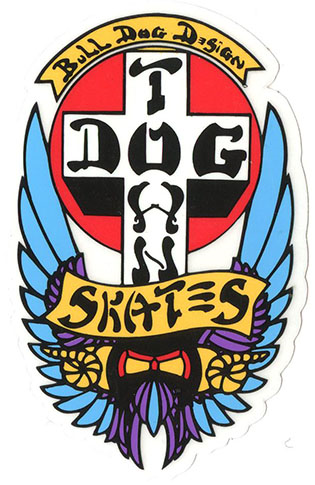 Dogtown OG Bull Dog 2" Sticker