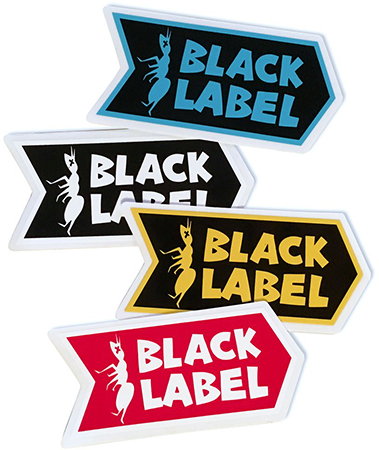 Black Label Ant Logo Sticker