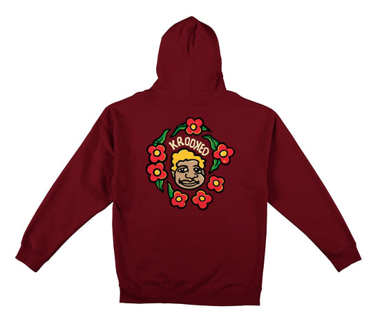 Krooked Mg Maroon Hoodie