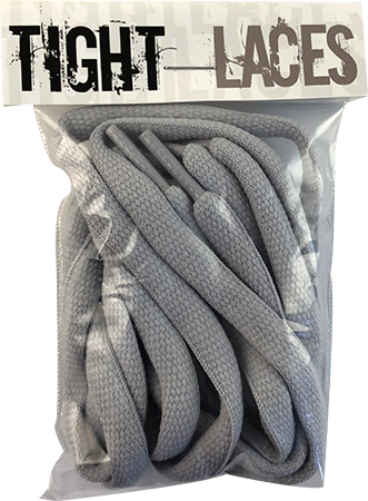 Tight Laces Oval 48" Light Grey