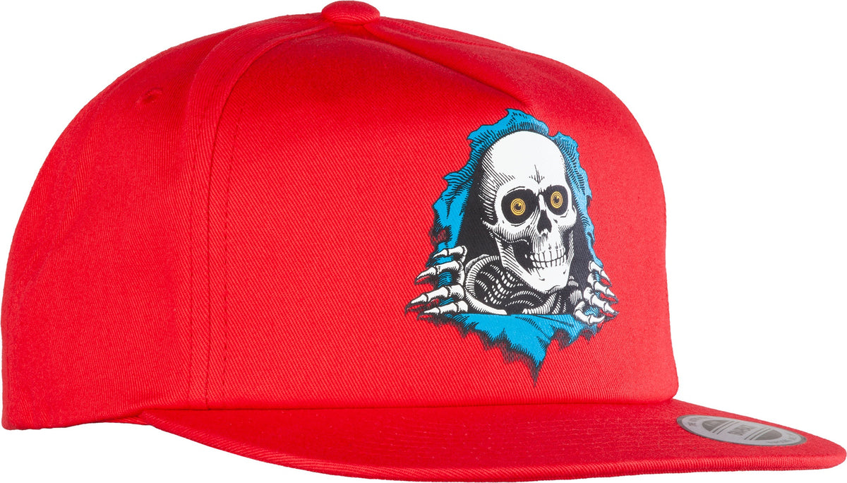 Powell Ripper Snapback Hat Red