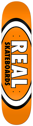 Real Team Classic Oval Orange Deck 7.50