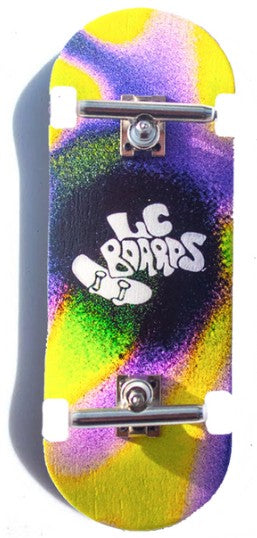 Lc Boards Overspray Foam Griptape Fingerboard Complete 98 X 34
