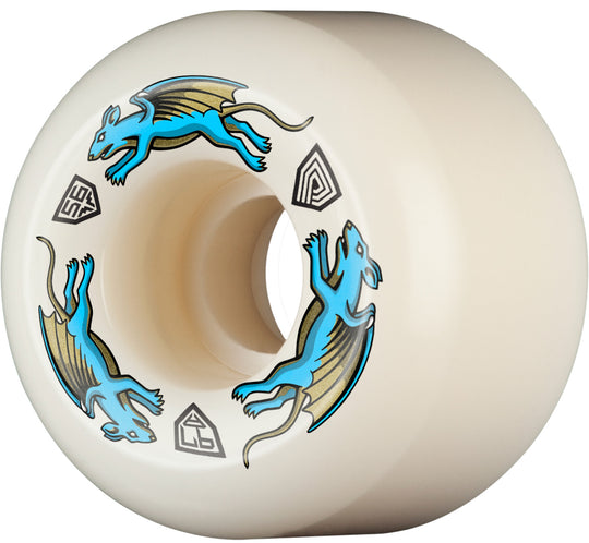 Powell Dragon Formula Blue Nano Rats AA2 56MM X 39MM 97A (Set of 4)