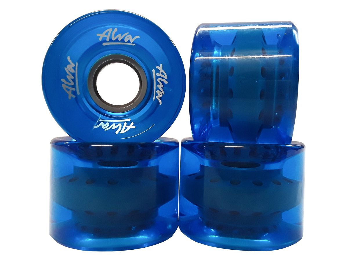 Alva Cruiser Clear Blue 60MM 78A Wheels (SET Of 4)