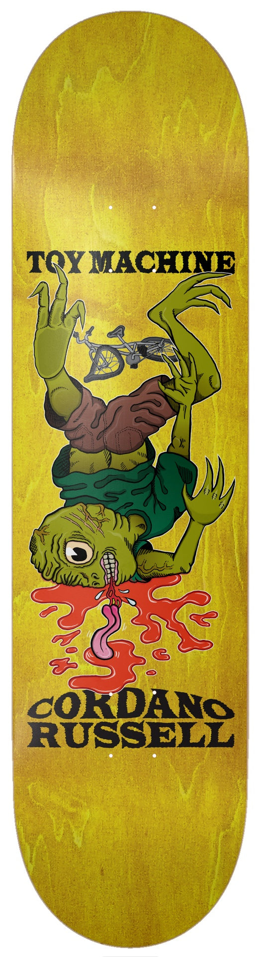 Toy Machine Cordano Russell Crash Deck 8.5