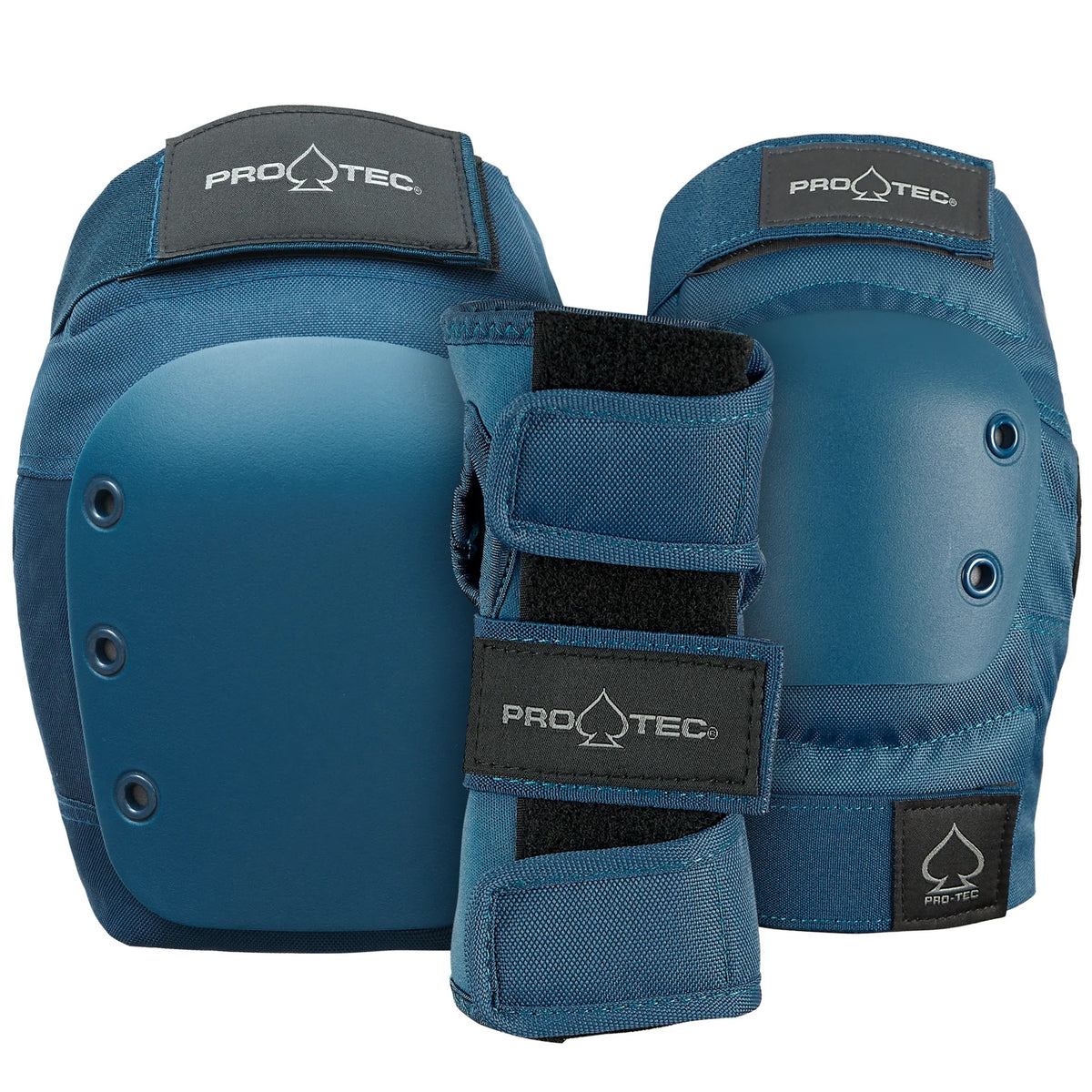 Pro Tec Street Junior 3 Pack Pad Set Blue Youth Small