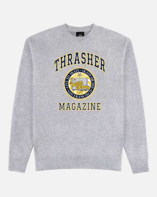 Thrasher Dropout Ash Grey Crew/Swt