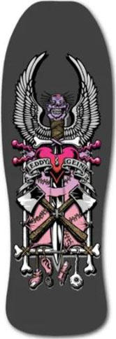 Brand-X Team Ed Gein OG Riot Shaped Deck 10.00 X 30.00 (HAND Screened Assorted COLORS)