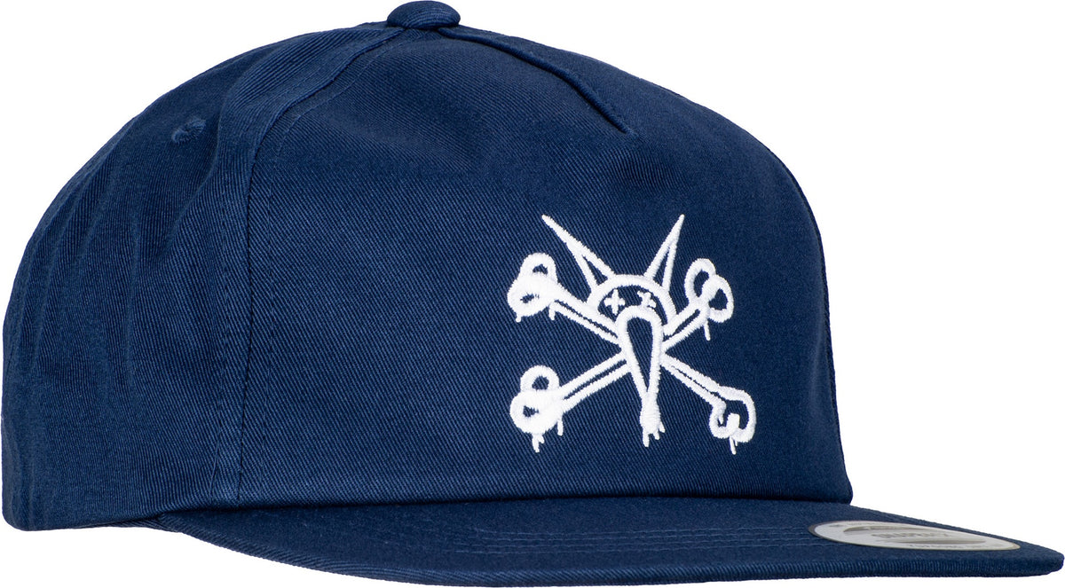 Powell Vato Rat Snapback Hat Navy