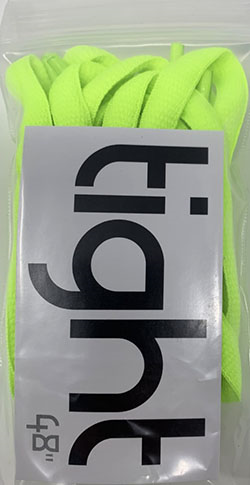 Tight Laces Oval 48" Neon Yellow