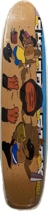 Chico Stix Chico Beach Day Big Boy Longboard Deck 7.70 X 35.50