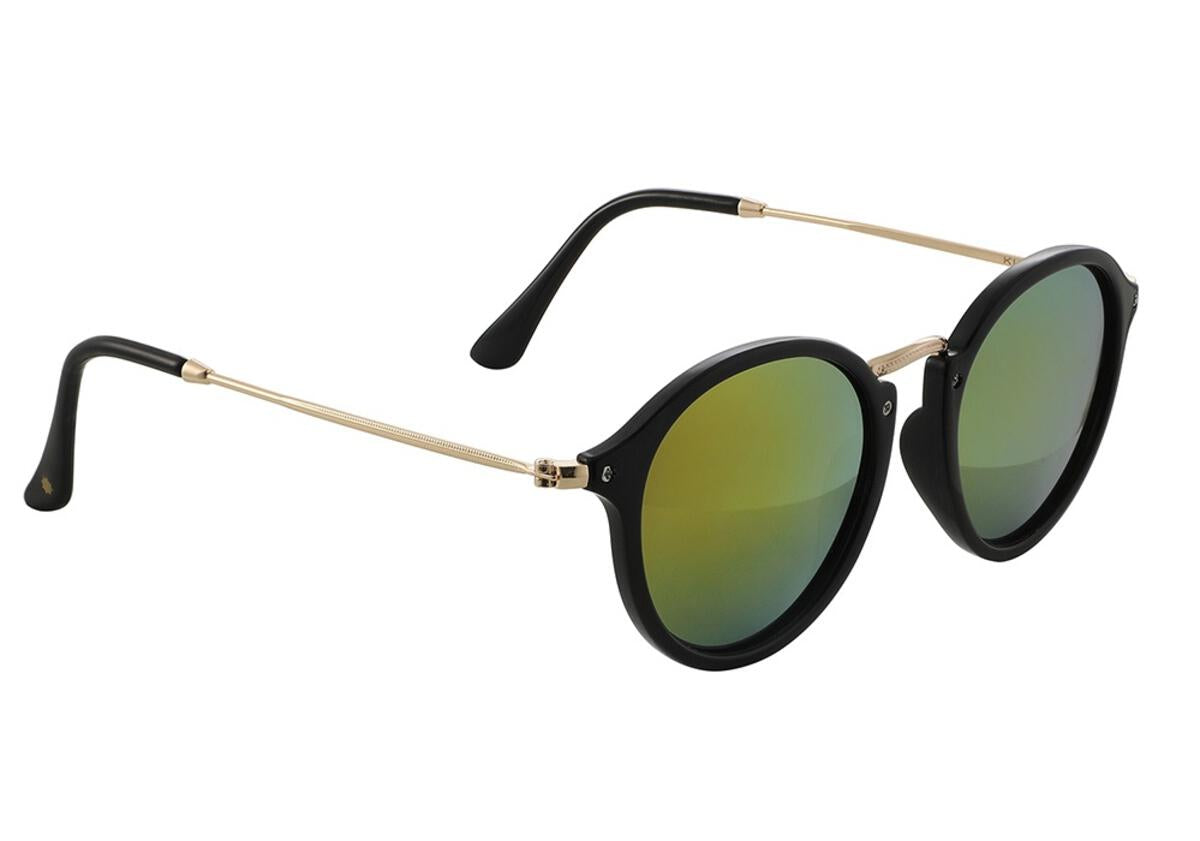 Glassy Klein Black/Red Mirror Polarized Sunglasses