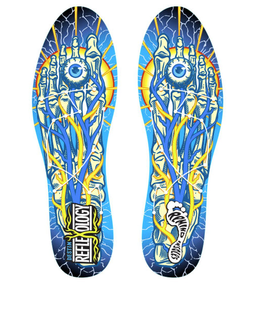 Remind Destin Impact Reflexology 5.5MM Low-To-All Arch Insoles Size 13 - 13.5