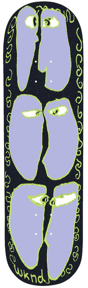 WKND Team Enzyme Purple B.e.e.f. Tech (BASALT Energized Enzyme FIBERS) Deck 8.50