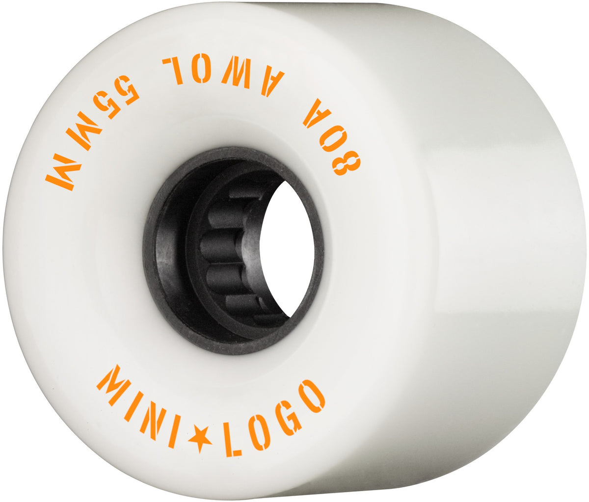 Mini-Logo A.w.o.l. White 55MM 80A (Set of 4)