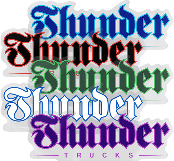 Thunder Script Lg Sticker