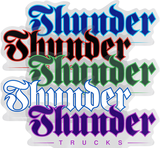 Thunder Script Lg Sticker