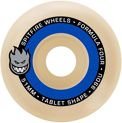 Spitfire Formula Four Tablets 55MM 99D (Set of 4)