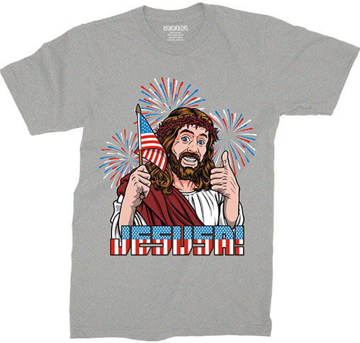 Strangelove Jesusa! Grey Tee