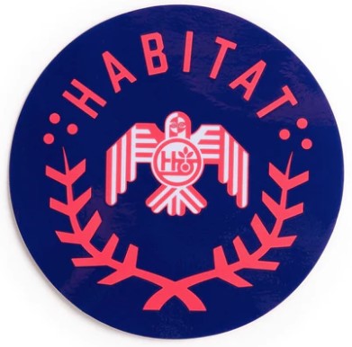 Habitat Raptor Wreath Sticker