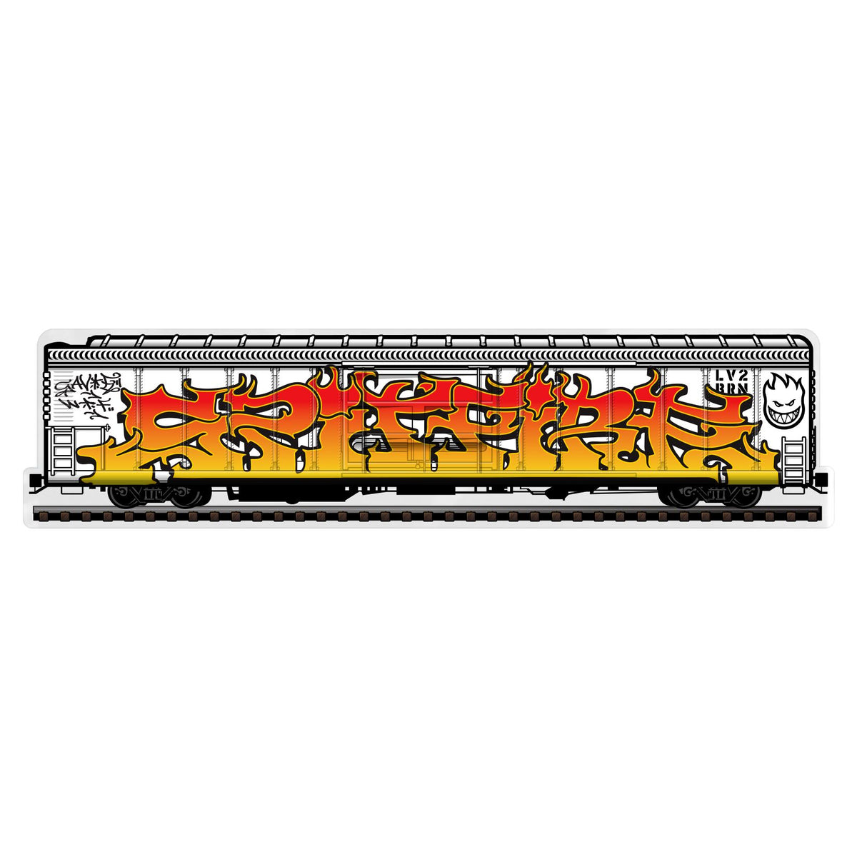 Spitfire Savie II Train Yard Sticker Md