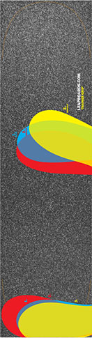 Trainer Grip Goofy Foot Griptape Sheet 9.00