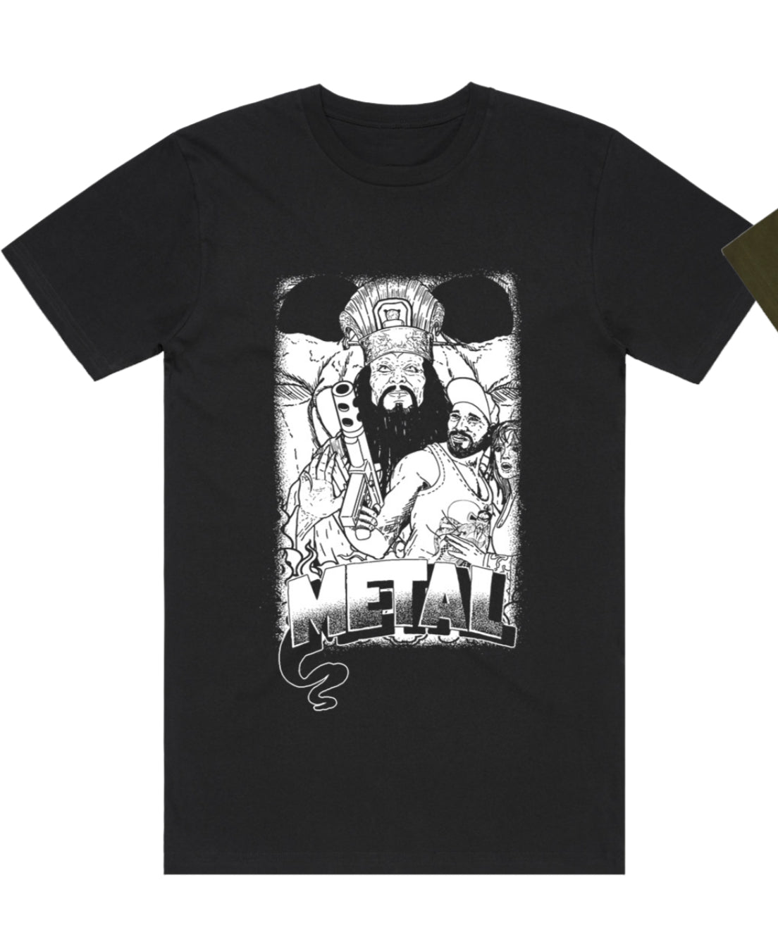 Metal Big Trouble Black Tee